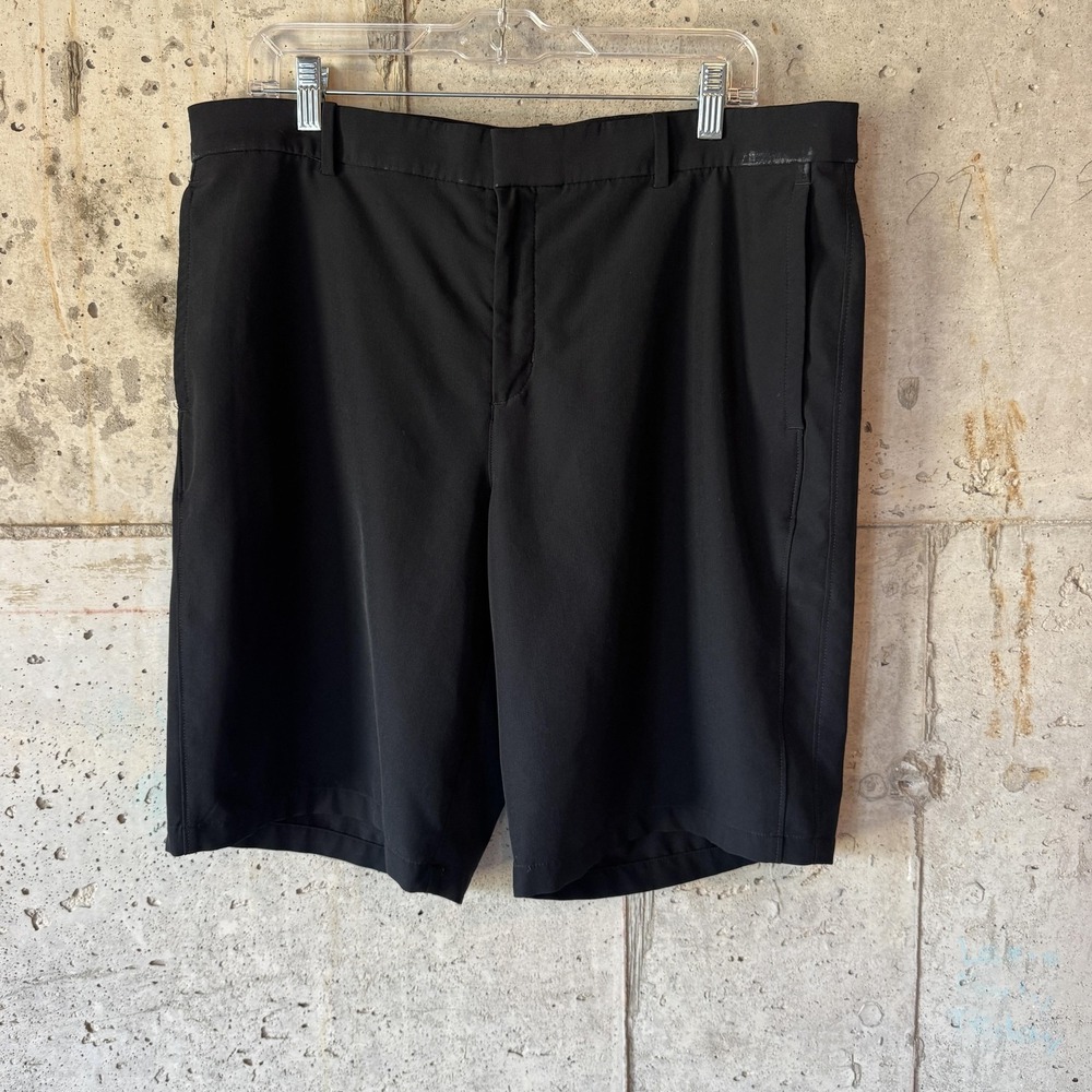 Nike Shorts Mens 36 Black Microfiber Chino Golf Stretch Casual Summer Sports